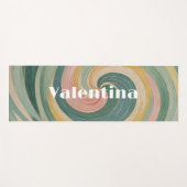 渦巻く耳鳴り ヨガマット (正面(横))