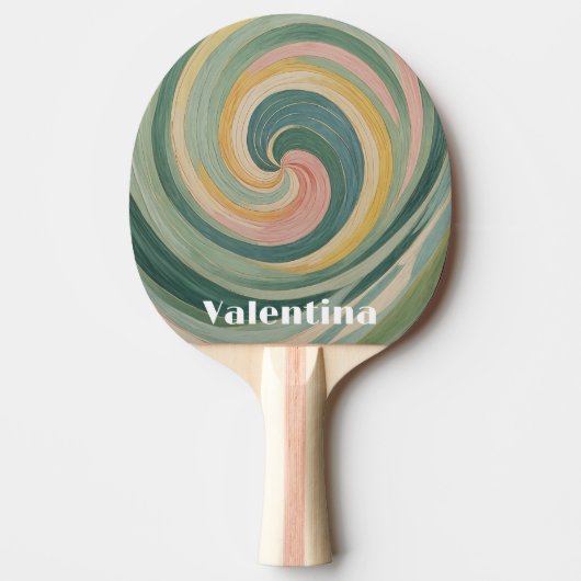 渦巻く耳鳴り 卓球ラケット (正面)