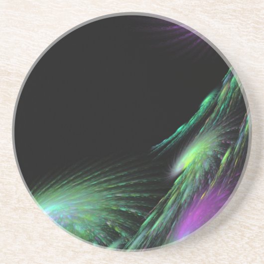 渦巻く花火 コースター (正面)