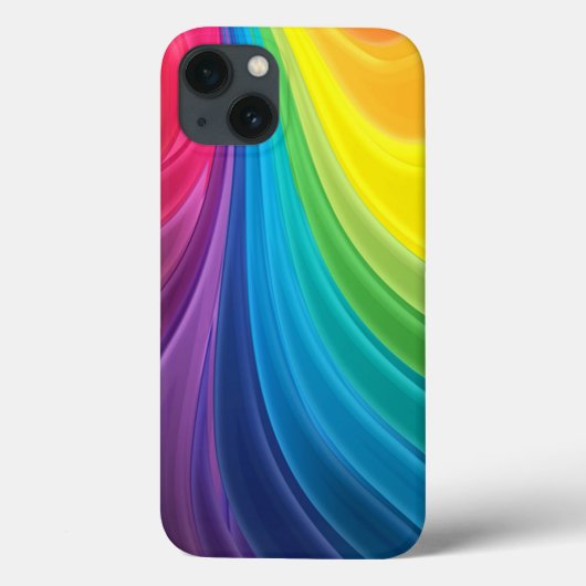 渦巻く虹の抽象芸術 Case-Mate iPhoneケース (裏面)