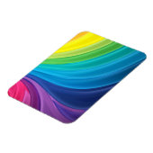 渦巻く虹絵を描 マグネット (左側)