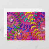 渦巻く蛾 ポストカード (正面/裏面)