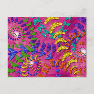 渦巻く蛾 ポストカード