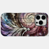 渦巻く銀河と惑星を持つ宇宙の女神 Case-Mate iPhoneケース (裏面 (横))