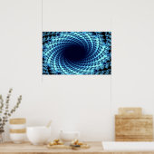 渦巻く錯覚 ポスター (キッチン)