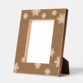 渦巻く雪 レーザー彫刻フレーム (左)