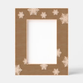 渦巻く雪 レーザー彫刻フレーム (正面)