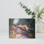 渦巻く雲ジュピター北温帯 ポストカード (スタンド正面)