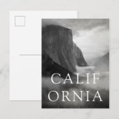 渦巻く霧を持つエル·キャピタン ポストカード (正面/裏面)