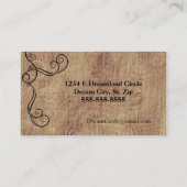 渦巻のデザインの名刺 名刺 (裏面)