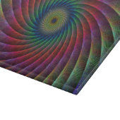 渦巻のフラクタル カッティングボード (角)