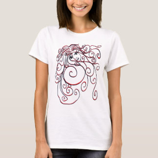 渦巻のベビーのティー Tシャツ
