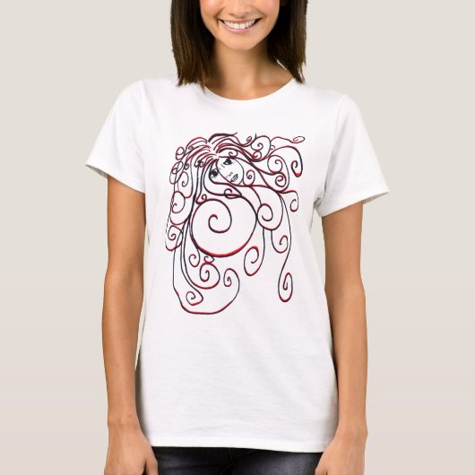 渦巻のベビーのティー Tシャツ (正面)