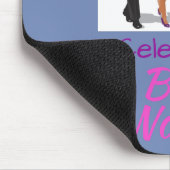 渦巻の世界のロゴのマウスパッド-青 マウスパッド (コーナー)