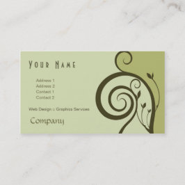 渦巻の名刺 名刺