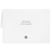 渦巻の木の根Antiqued賢明なテーブル数カード (裏面横)