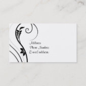 渦巻の葉 名刺 (裏面)