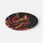 渦巻アートき ペーパープレート (アングル)