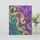 渦巻エレガントき旋回と繁栄スクラップブック紙 (スタンド正面)