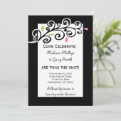 渦巻カジュアルき 招待状 (スタンド正面)