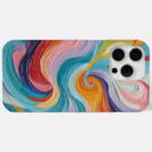 渦巻カラフルきアートパターン Case-Mate iPhoneケース (裏面 (横))
