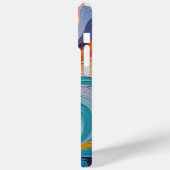 渦巻カラフルきアートパターン Case-Mate iPhoneケース (裏面 / 左)