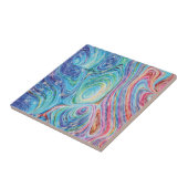 渦巻カラフルきセラミックタイル タイル (側面)