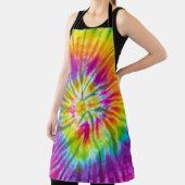 渦巻カラフルきタイダイ抽象芸術。 エプロン (インサイチュ)