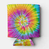 渦巻カラフルきタイダイ抽象芸術。 缶クーラー (裏面)