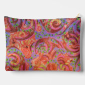 渦巻カラフルき アクセサリーポーチ (裏面)