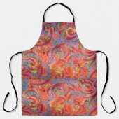 渦巻カラフルき エプロン (正面)