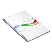 渦巻カラフルき ノートブック (右側)
