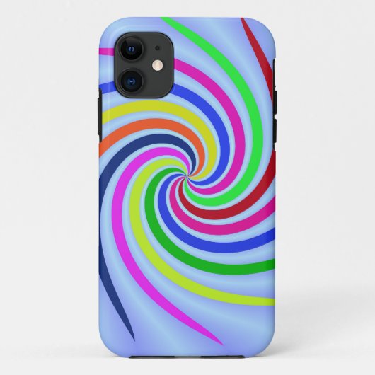 渦巻カラフルき Case-Mate iPhoneケース (裏面)