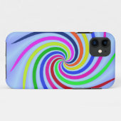 渦巻カラフルき Case-Mate iPhoneケース (裏面(横))