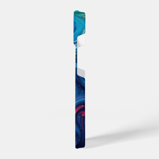 渦巻カラフルき iPhoneケース (左側面)