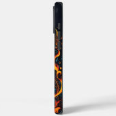 渦巻カラフルく炎を持つギター Case-Mate iPhoneケース (裏面 / 左)