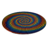 渦巻カラフル旋回 カッティングボード (角)