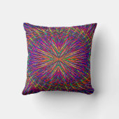 渦巻サイケデリックき星...... クッション (裏面)