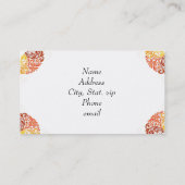 渦巻スタイリッシュき 名刺 (裏面)