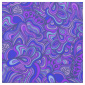渦巻ファンキーき抽象芸術紫 ファブリック (クローズアップ)