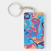渦巻モダンき キーホルダー (正面)