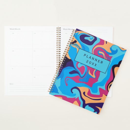 渦巻モダンき プランナー手帳 (ディスプレー)
