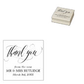 渦巻形のありがとうござ結婚う –  ラバースタンプ (押印)