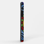 渦巻形のでお洒落な月のiphoneの場合 Case-Mate iPhoneケース (裏面/右)