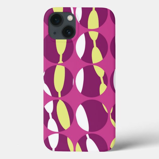 渦巻形のなストライプ Case-Mate iPhoneケース (裏面)