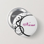 渦巻形のなボタン 缶バッジ (正面&裏面)