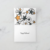 渦巻形のな仕事ハロウィン カード (内部)