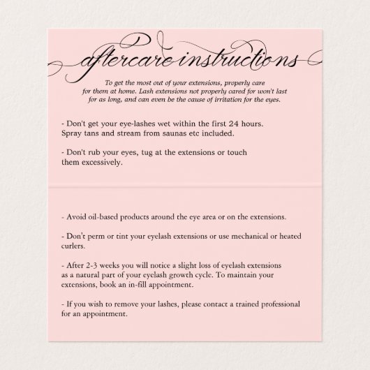 渦巻形のな原稿の鞭の芸術家のアフターケア 名刺 (内部フラット)