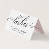 渦巻形のな原稿の鞭の芸術家のアフターケア 名刺 (正面)