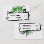 渦巻形のな名刺 名刺 (正面/裏面)